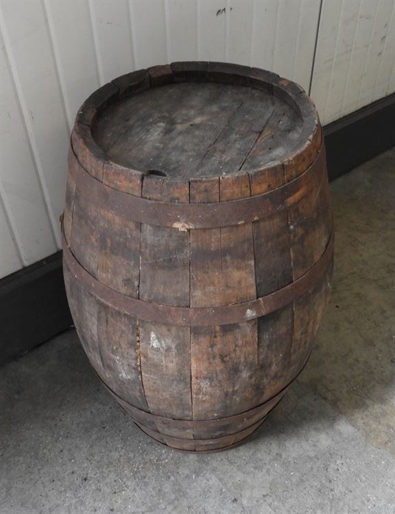 botte in legno antica da 25 litri